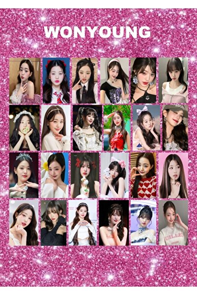 REN AKSESUAR Card foto Kpop Ive Wonyoung 84 buc