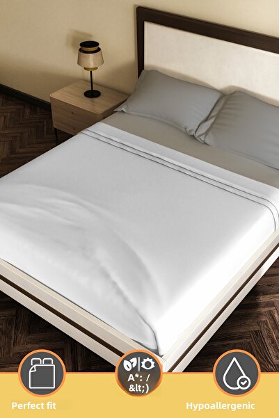 Eve Tekstil Cotton Antiallergic Modern Duvet Cover Quilt Cover 240X260 cm