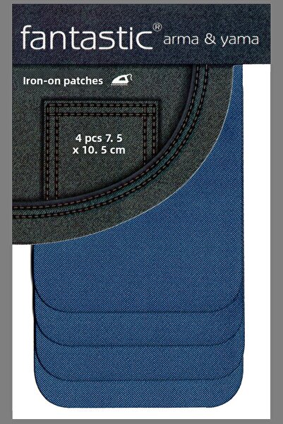 FANTASTIC ARMA Pack of 4 Iron-On Woven Arma Patch for Clothes & Clothes (Blue) Patch Easy Application