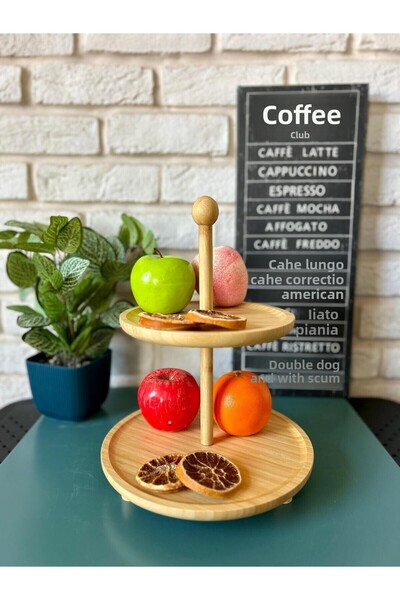 Luca Mia Bamboo 20-25 cm Two Layer Cookie Holder