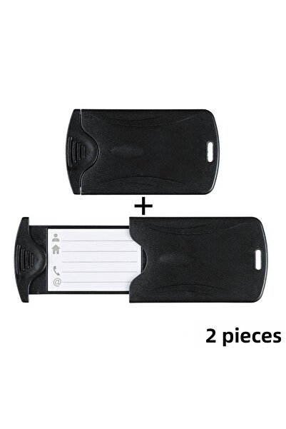 Boldy 2 τεμάχια Ετικέτα βαλίτσας, Ετικέτα τσάντας, Ετικέτα αποσκευών με λουρά...