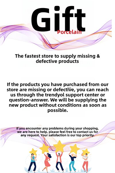 Heda Porselen 6 Pieces 12cm Porcelain Tea Plate - Off White