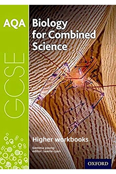 OXFORD UNIVERSITY PRESS كتاب تمارين Aqa GCSE Biology For Combined Science Tri...