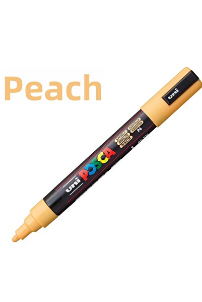 Uni 0.7mm Posca Apricot Marker - Pc1m Pc - 1m