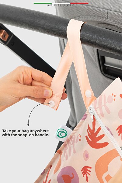 Elele Life Wet Dry And Dirty Baby Bag Liquid Proof Xl Large Size 37x30 cm Shapes