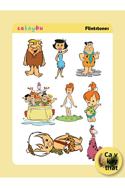 cakaybu Autocolant Flinstones