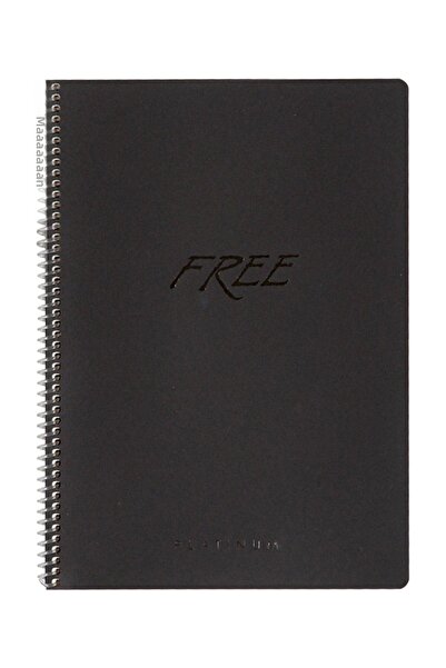 KESKİN COLOR Free Platinum A5 80 Sheets Checked PP Cover School Notebook (450522)