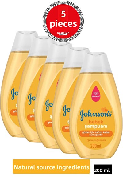Johnson's 5 Pieces Baby 200 ml Baby Shampoo