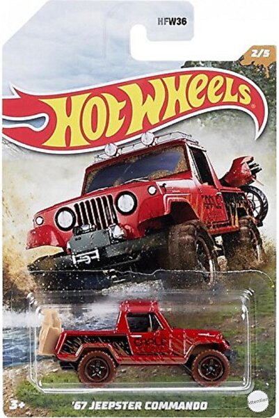 HOT WHEELS سيارة لعبة جيبستر كوماندوز على الطرق الوعرة المعدنية، عجلات ساخنة ...