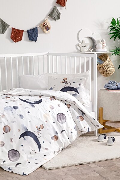 Özdilek Özdilek Cute Space Baby Duvet Cover Set