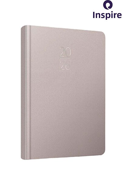 inkspire 2026 Agenda Faux Leather Bound 14X20 cm Lined 1 Piece Daily Yearly Planner 2026 Year Agenda