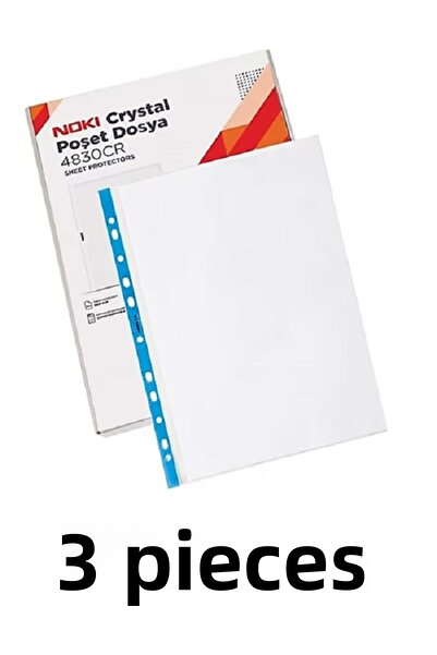 Noki 3 ΤΕΜΑΧΙΑ NOKİ ΤΣΑΝΤΑ ΑΡΧΕΙΟ ΚΡΥΣΤΑΛΛΟ 100 ΤΕΜΑΧΙΑ 4830CR