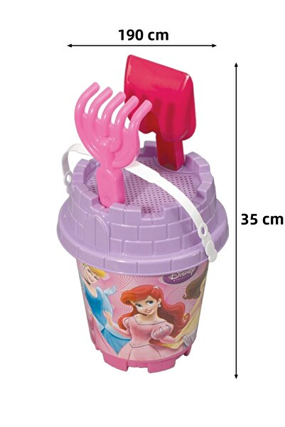 ToXA 6 Piece Disney Princess Medium Size Beach and Sea Sand Bucket - Luxury Bucket Set, Princess Toy 01552
