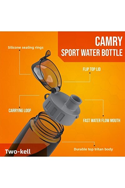 zweikell 650 ml Bpa Free Tritan Pivot Sleeve - Water Bottle