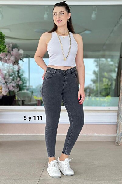İnce Topuk Skinny Leg Stretch Jeans 5Y111