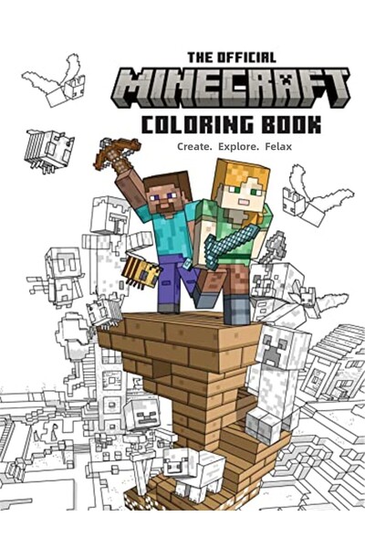 Insight Editions The Official Minecraft Coloring Book: Create, Explore, Relax