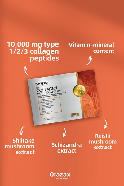 DAY2DAY The Collagen Mushroom Glow 30 Sachets