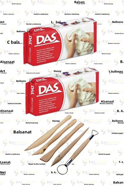 BAL SANAT 500 gr. Ceramic Clay Modeling Set of 2