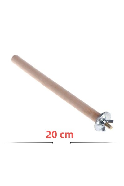 UniqBirdToys ألعاب الطيور العصرية من يونيك قطعتين من طوق الطيور الخشبي بطول 2...