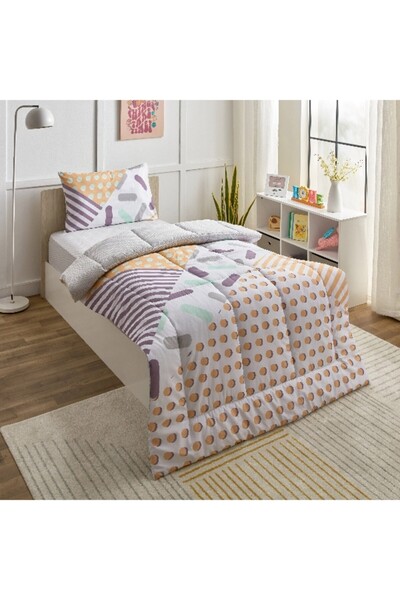 Home Box Playland Whimsical 2-Piece Single Comforter Set 135x220 cm