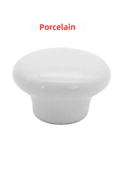Porcellana Perla Mâner cu buton din porțelan Dulap sertar Mobilier Bucătărie Copii Adolescent Mâner pentru cameră Buton perlat - Stk2972