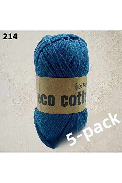 Oxford İplik 5 عبوات من القطن البيئي - 100 جرام 200 متر خيط حياكة من القطن ال...