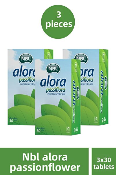 NBL Alora Passiflora 30 Tablets 3 Pieces