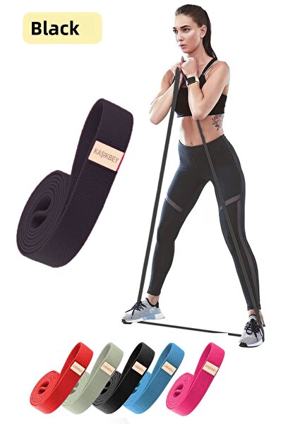 KAŞIKBEY Elastic Squat Pilates Fitness Band Esports Leg Hip Exercise Resistan...