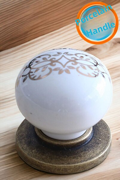 NZB Porcelain Handle Button Furniture Kitchen Cabinet Drawer Cabinet Handles ...