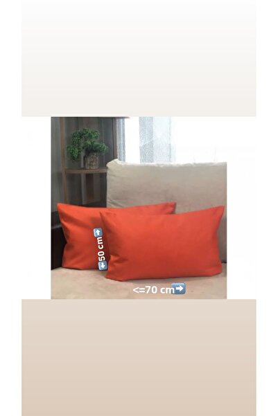 GERCELLA 50X70 cm Orange 100% Cotton Pillow Cover Pillow Case