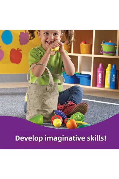 Learning Resources New Sprouts Fruit and Veg Tote-LER9722