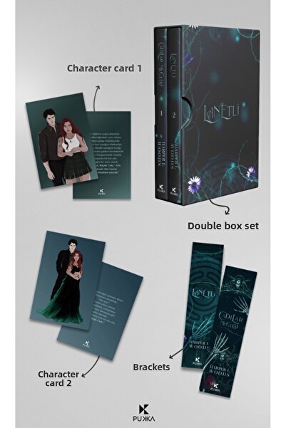 Pukka yayınları KEMİKLER MECLİSİ İKİLİ KUTU SET-HARPER LEE WOODS