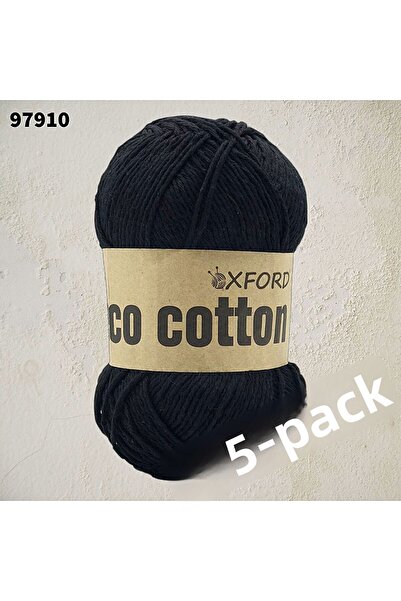 Oxford İplik 5 عبوات من القطن البيئي - 100 جرام 200 متر خيط حياكة من القطن ال...