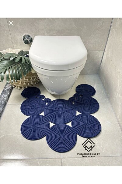 JÜTEX HOME مرحاض الجوت الحديث من الخوص - تفاصيل الممسحة الأمامية