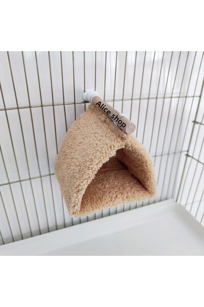 aliceshop Tent Bed Nest with Perches for Budgie Paradise Lovebird and Birds of All Sizes
