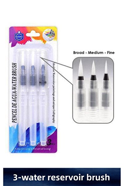 Keep Smiling Set de 3 perii cu rezervor de apă