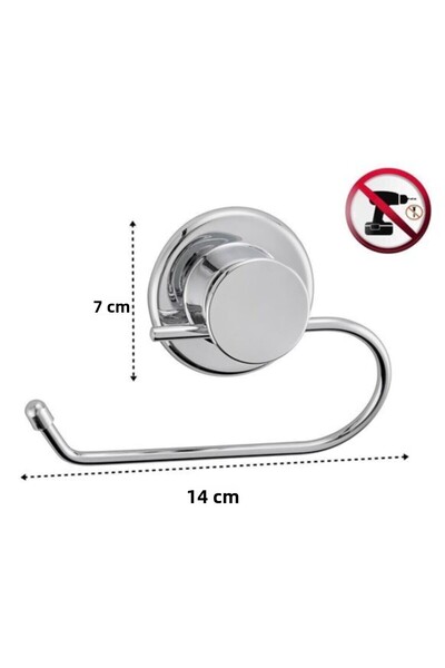 Çelik Ayna Ανοιχτή θήκη για χαρτί από ανοξείδωτο χάλυβα χωρίς βίδες