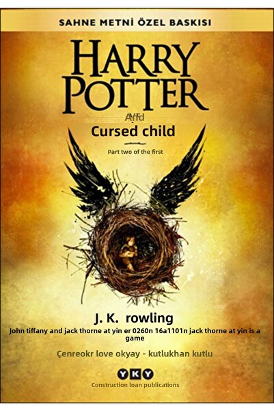 Marka Yapı Kredi Yayınları - Harry Potter Ve Lanetli Çocuk - J. K. Roeling