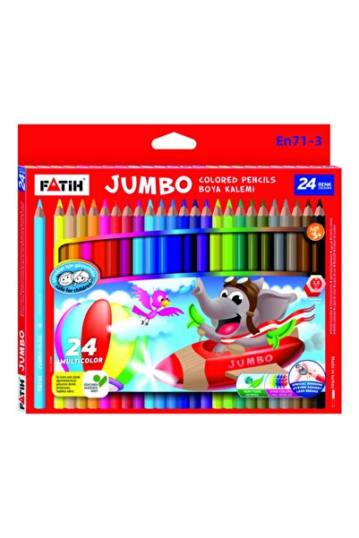 Fatih مجموعة ألوان جامبو 24 لون بالحجم الكامل