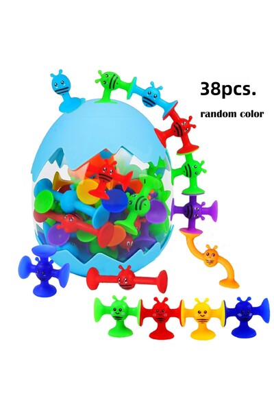 Choice مجموعة واحدة من 38 قطعة من ألعاب شفط النحل مع تخزين قشر بيض الديناصور،...