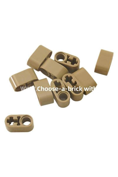 LEGO Technic Moc Custom Accessory Liftarm 1 X 2 Axle - Dark Tan 4 Pieces Will Be Sent