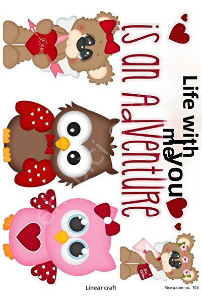 ehobici Model 103 - Brass Decopaj Lineart Craft