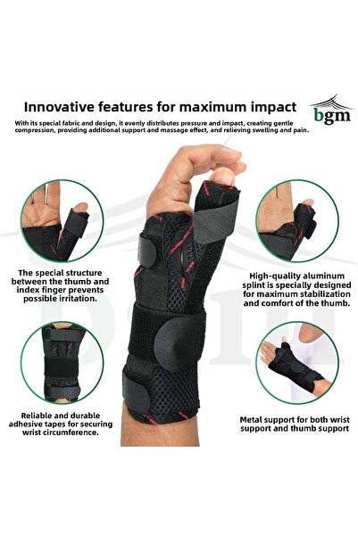 bgm Thumb Splint Supported Wrist Splint High Quality Fixation Splint