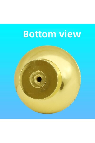 Badem10 Mobilier cu butoane Alya - Sertar de bucătărie, dulap și dulap din plastic auriu cu o singură șurub