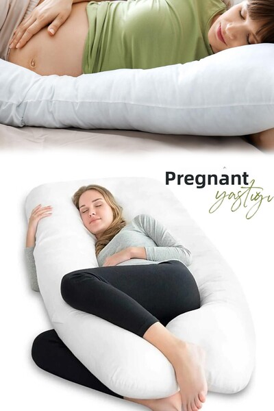 BabyModa Μαξιλάρι ύπνου υποστήριξης εγκύου με ύφασμα στρώματος 100% βαμβακερό...