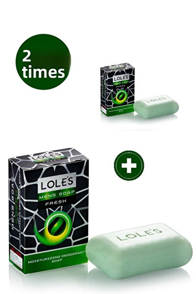 Lole's صابون رجالي فاخر - فريش 2X150 جرام