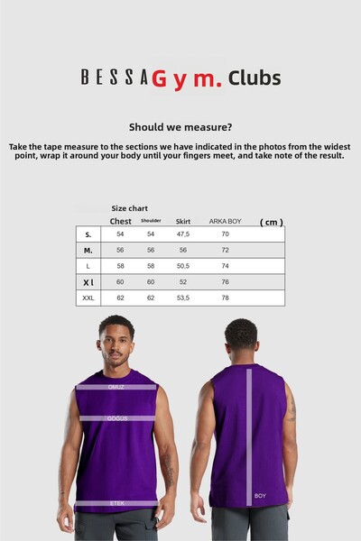 BESSA White Printed Sports Tank Top Crew Neck Cotton Sleeveless Tank Top Stronger Men