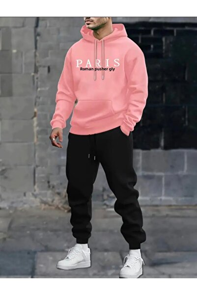 DAXİS Sportwear Company Σετ ανδρικές φόρμες με κουκούλα PARIS