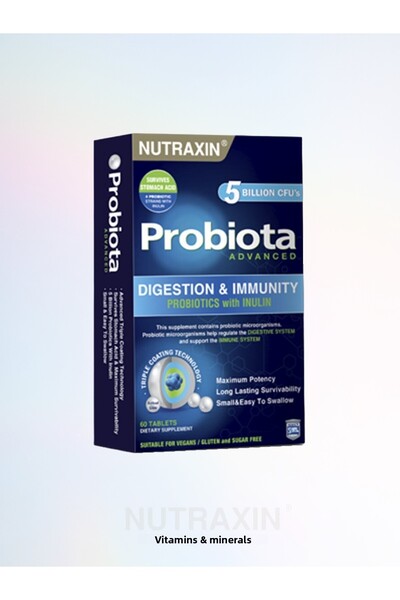 Nutraxin بروبيوتا أدفانسد 60 قرص - قطعة واحدة 100 مل جل منظف للوجه