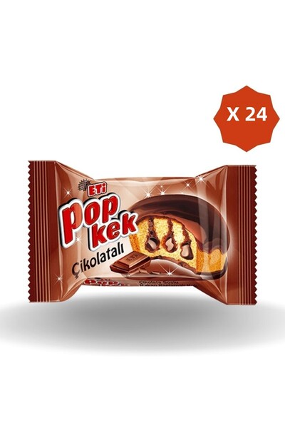 Eti Chocolate Flavored Popcake X 24 Pieces
